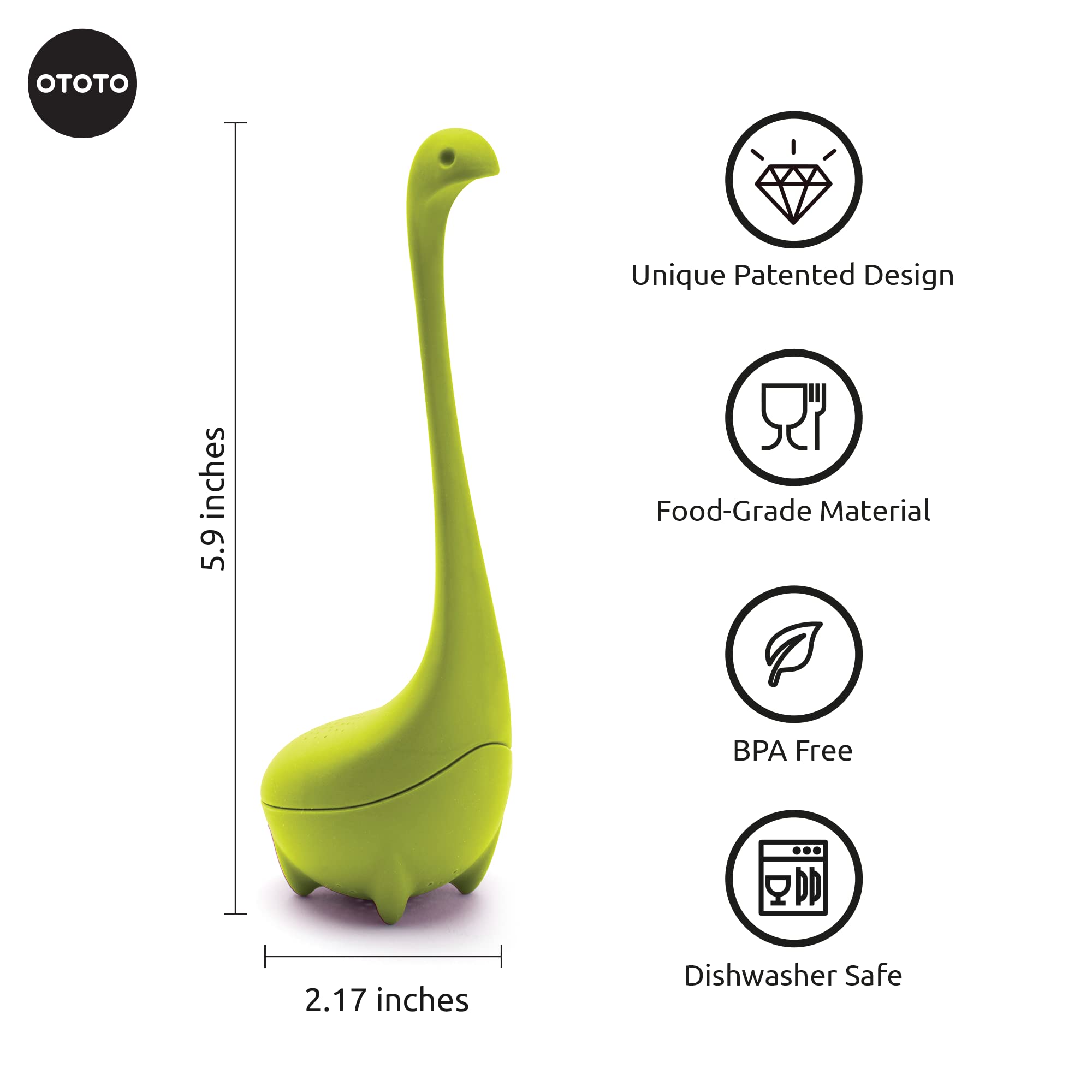 OTOTO Cute Tea Infuser - Loose Leaf Tea Steeper, Tea Accessories, Tea - View 3