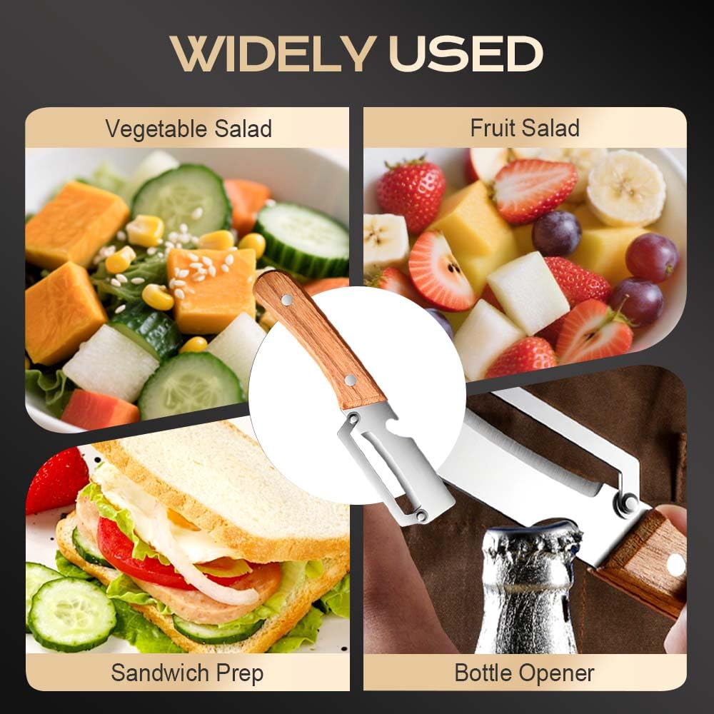Multi-Functional Vegetable Peeler for Kitchen, 2026 New Stainless Stee - View 7