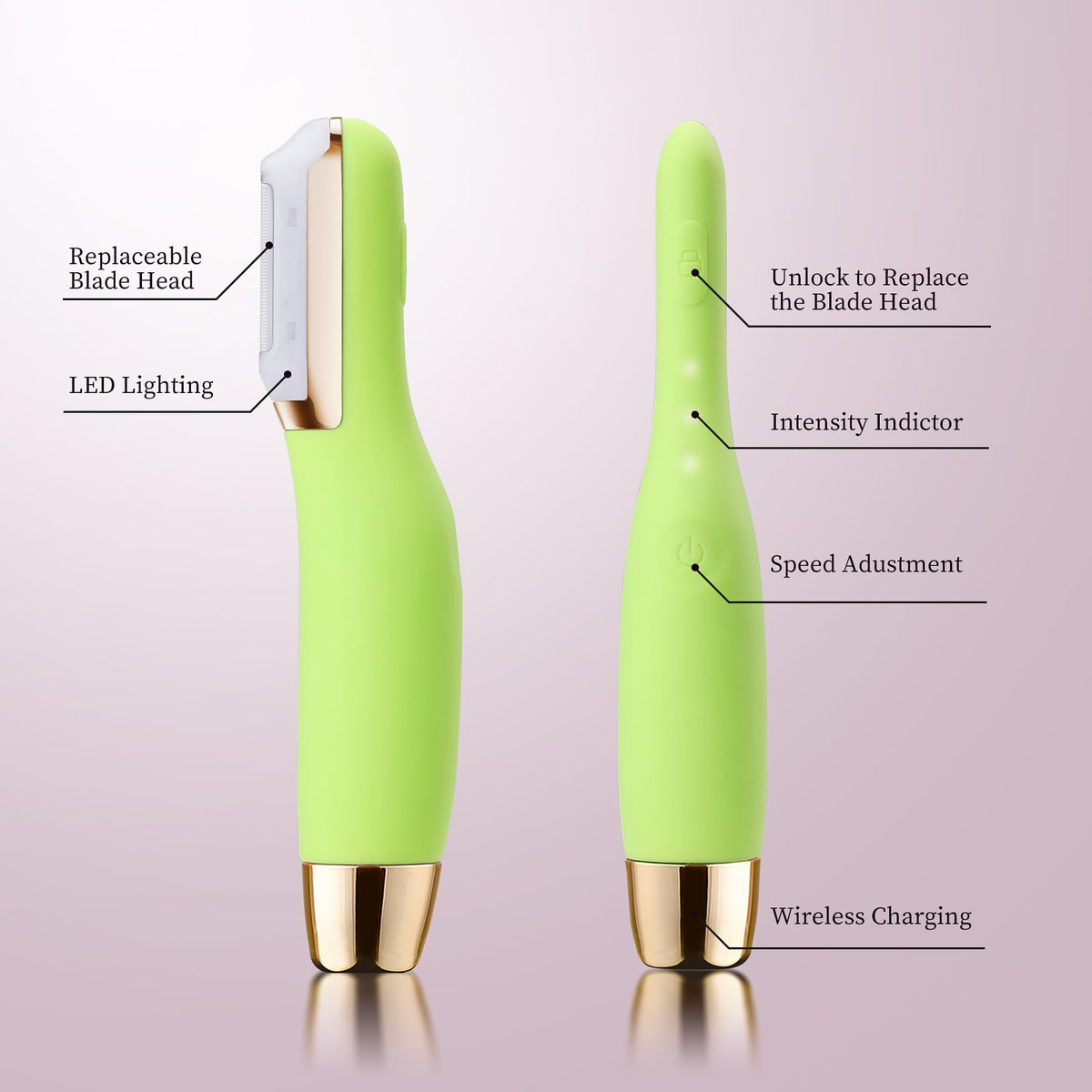 Sonic Dermaplane Razor for Women Face Facial Hair and Peach - CEVEK Official Imagery - 7