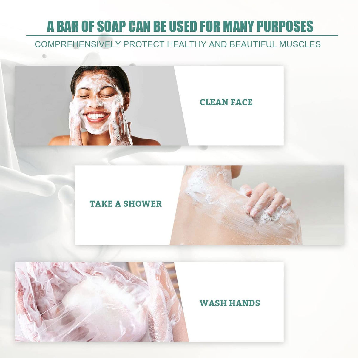 2PCs SkinFerm Collagen Milk Whitening Soap Silk Protein Skin - YG LianKai Official Product Imagery - 5