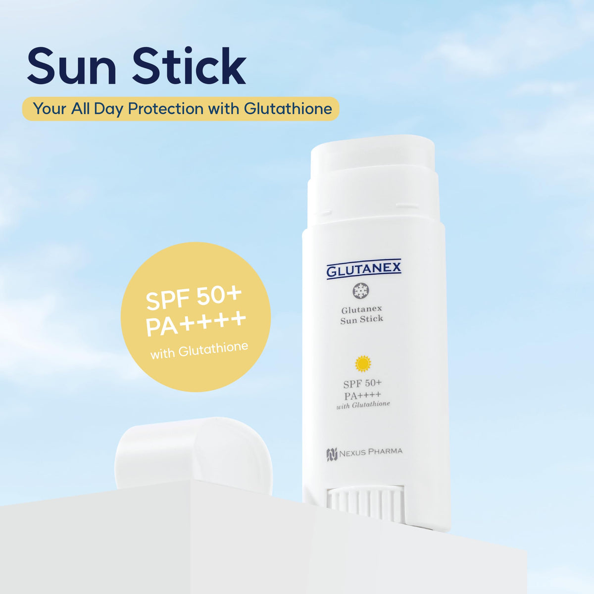 Glutanex Sun Stick SPF 50 PA 30g - Glutanex Official Imagery - 4