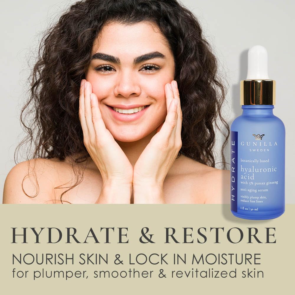 Gunilla Of Sweden GUNILLA Hyaluronic Acid & Ginseng Serum - Vegan. Plant Based - Gunilla Of Sweden Official Product View 8