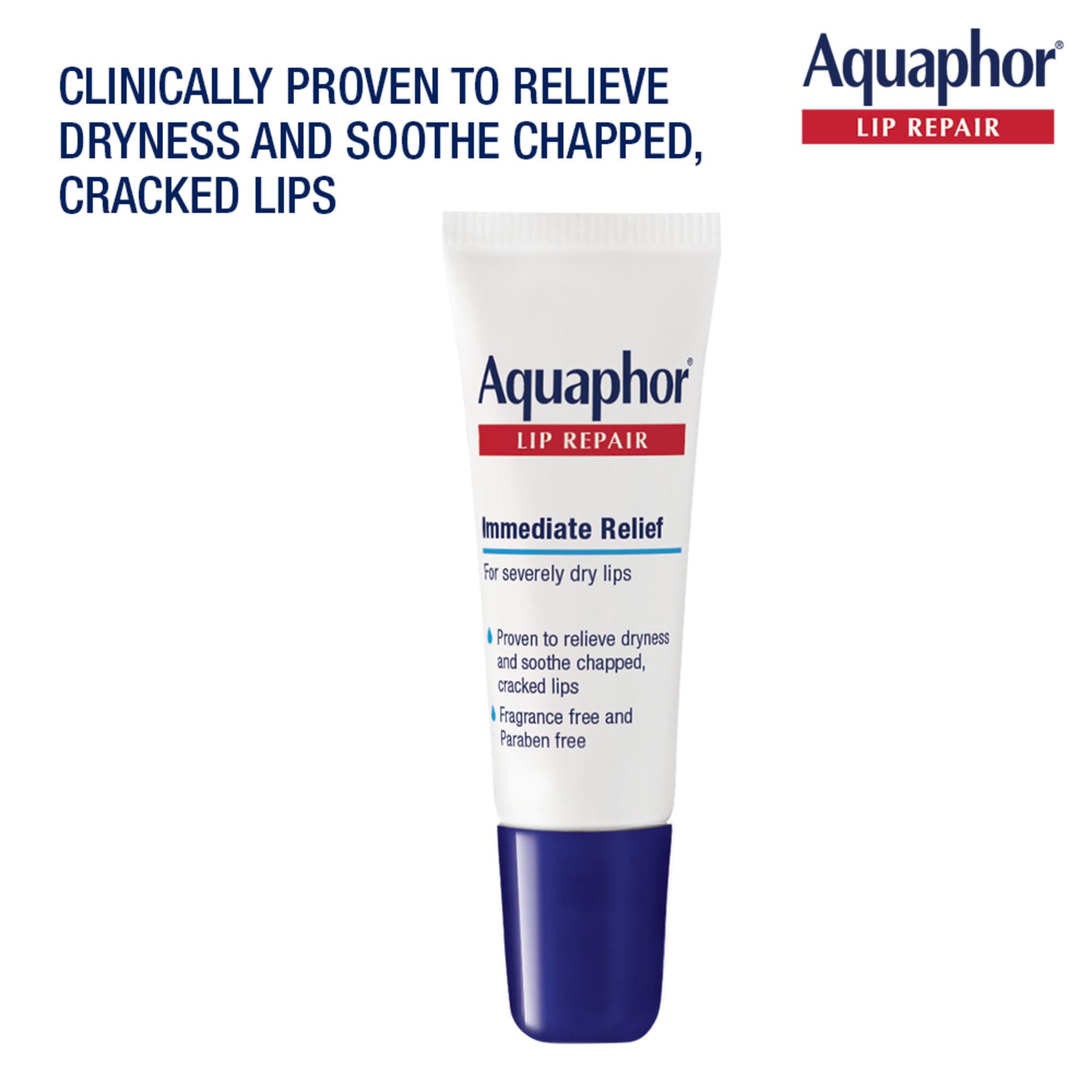 Aquaphor Lip Repair Ointment, Value Pack, 2 x 0.35 FL OZ - Aquaphor Official Product View 3