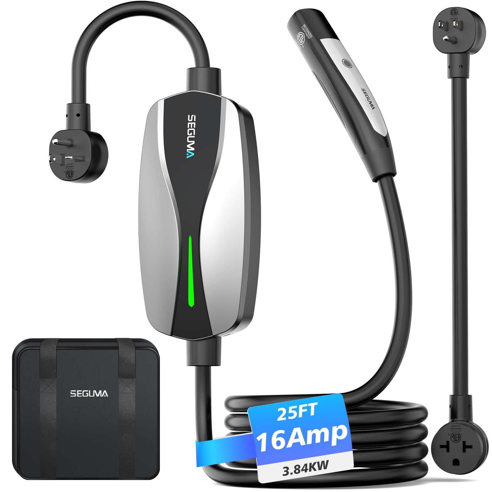 SEGUMA Level 1 - 2 Tesla Charger & 12A 120V w 5 15Plug - SEGUMA Official Product View 10