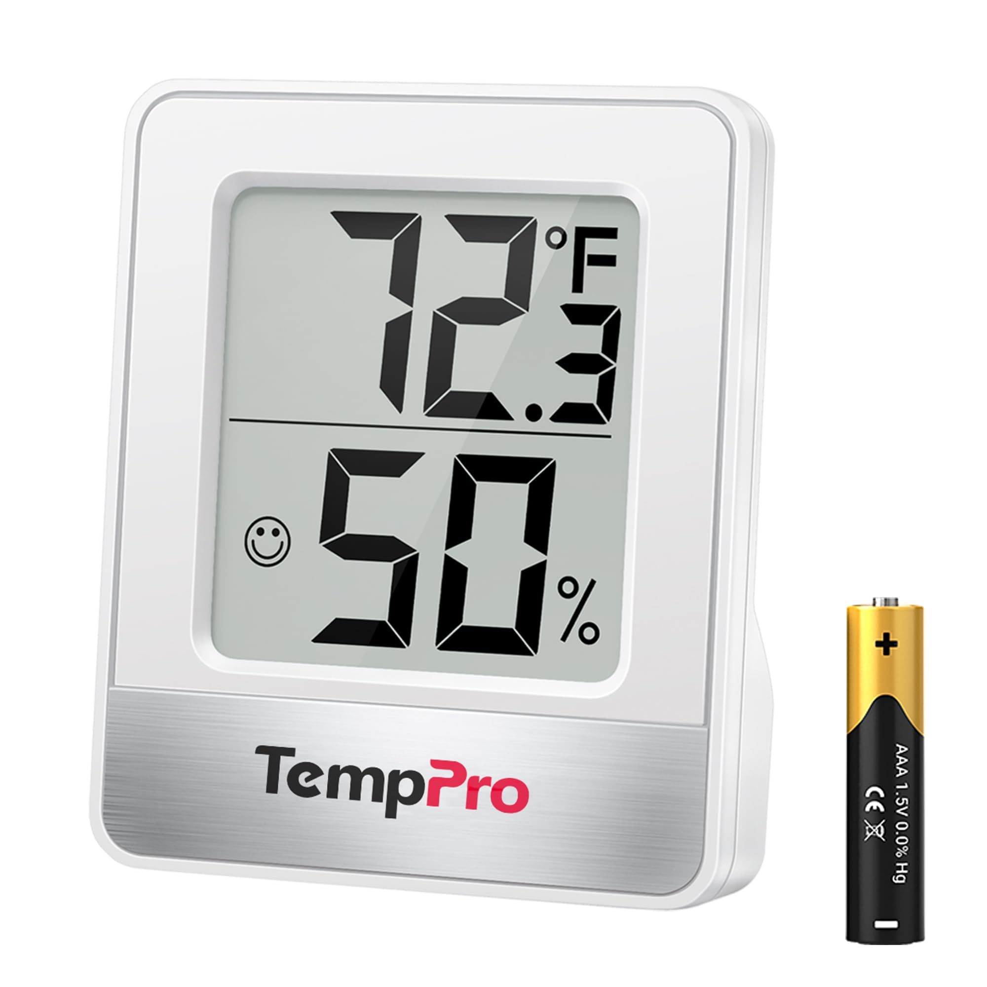 TempPro TP49 Digital Hygrometer Indoor Thermometer - TempPro Official Product View 1