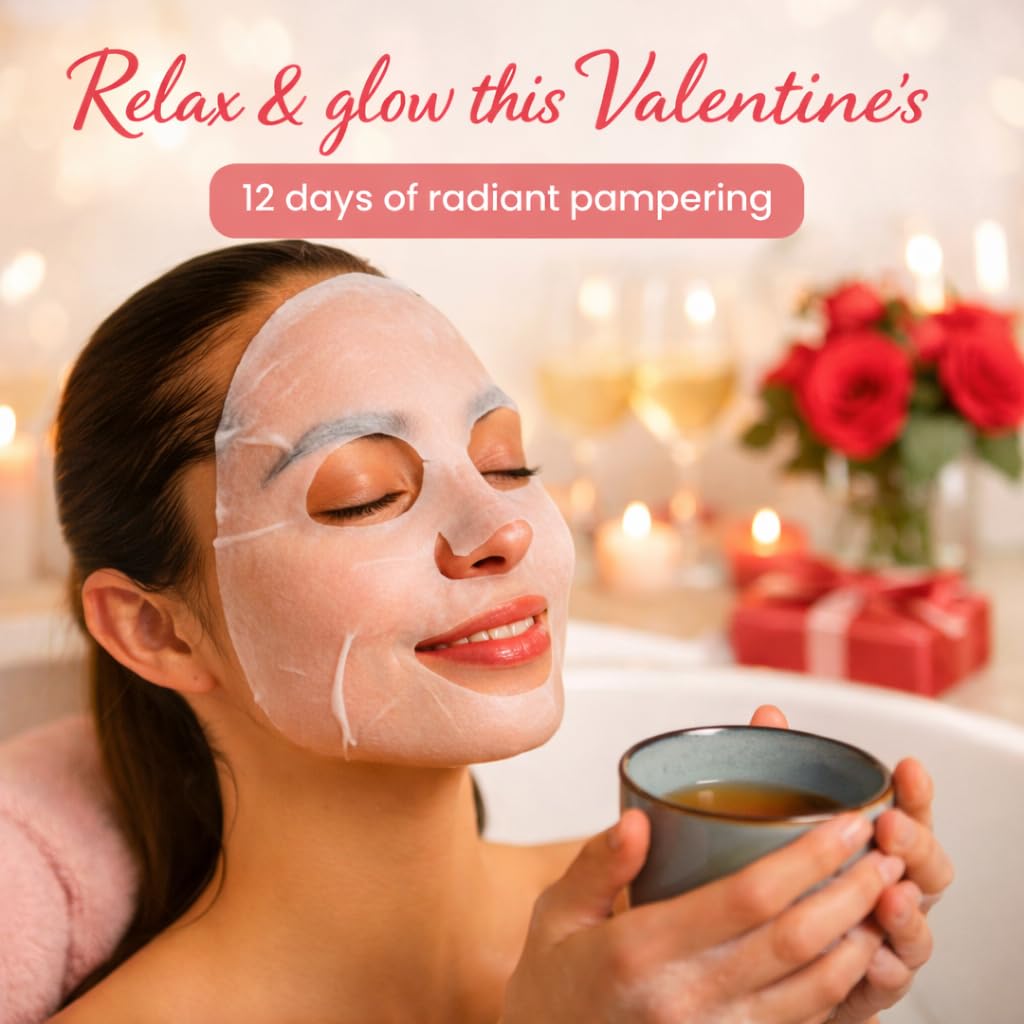 FACETORY 12 Day Korean Face Mask Gift Set Hydrating Soothing - FACETORY Official Imagery - 4