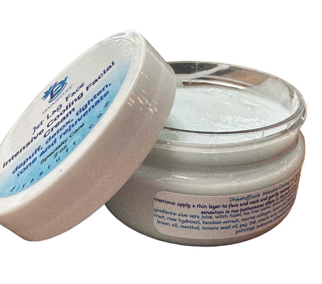 Diva Stuff Jet Lag Face Intensive Cooling Cream Clay Facial - Diva Stuff