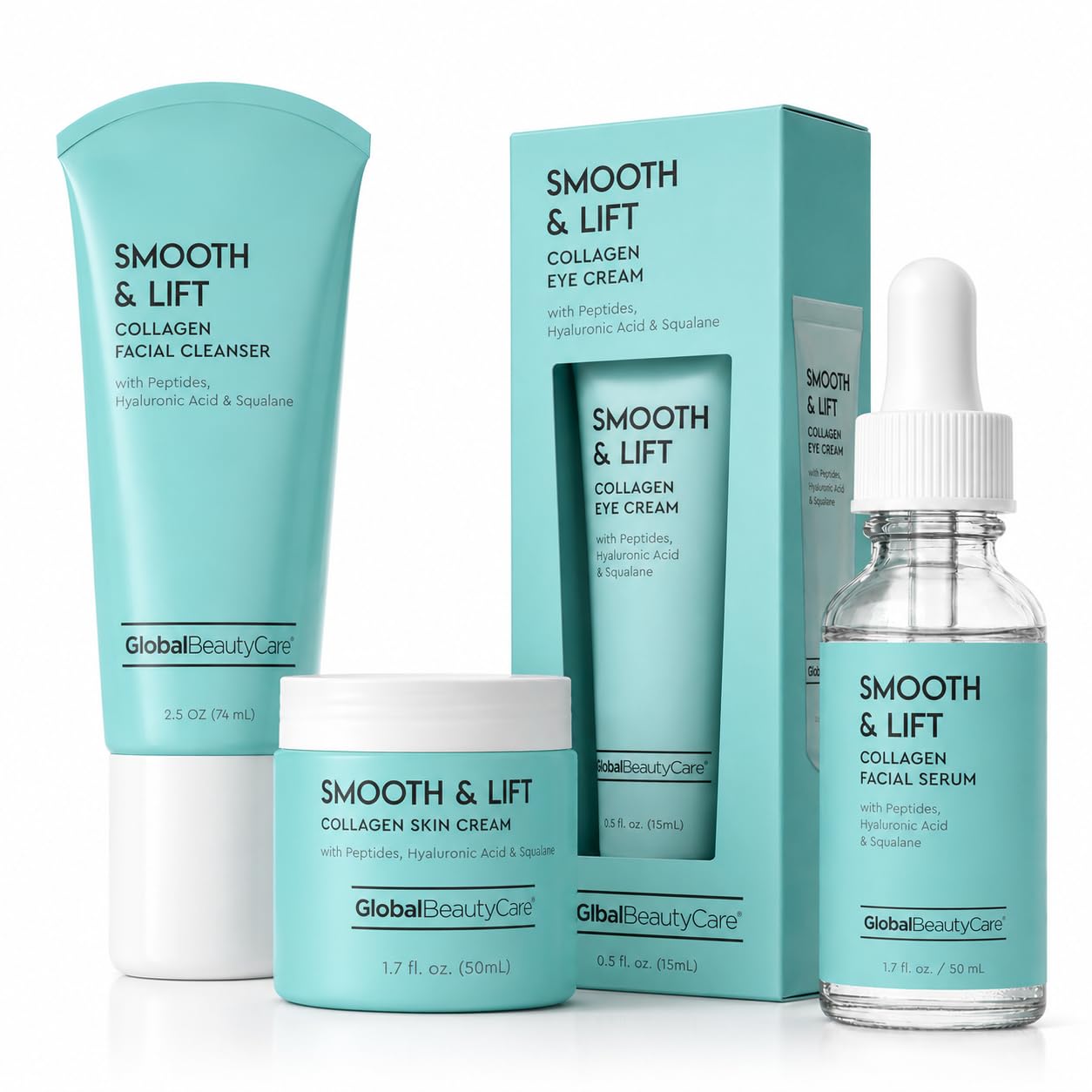 Global Beauty Care Glowing Vitamin C Skin Care Routine Bundle Kit - Global Beauty Care