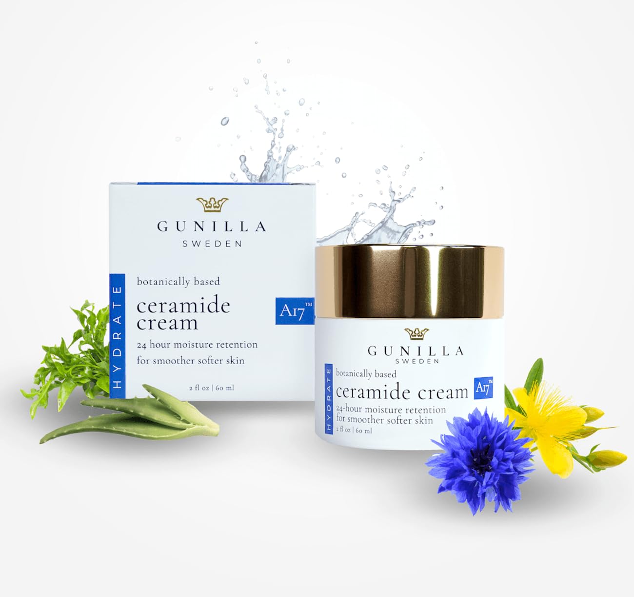 GUNILLA Ceramide Cream A17 Spa Grade Moisturizer with 17 - Gunilla Of Sweden Official Imagery - 4