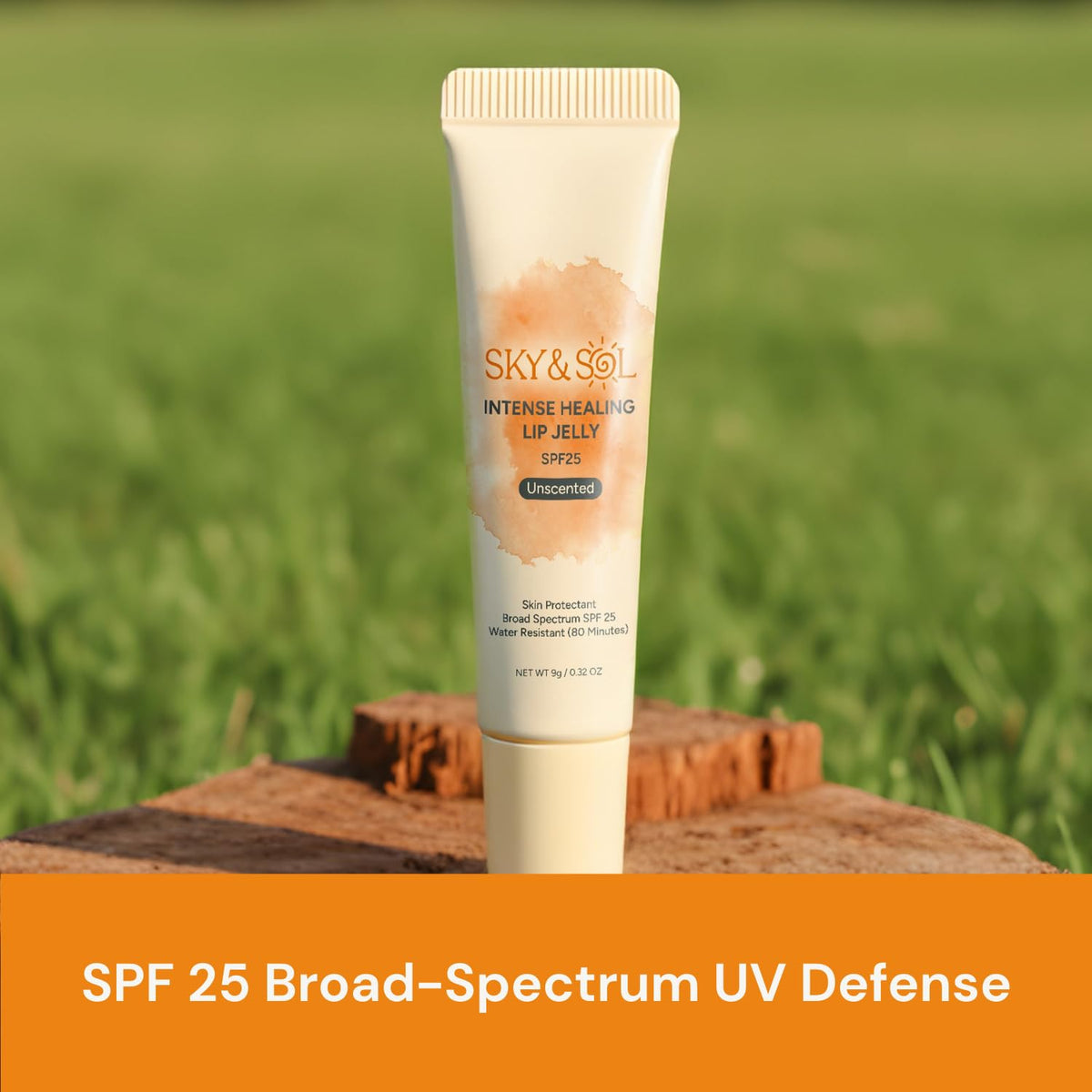 Sky Sol Lip Balm SPF 25 3 Pack Natural Hydrating Lip Jelly - Sky and Sol Official Imagery - 4
