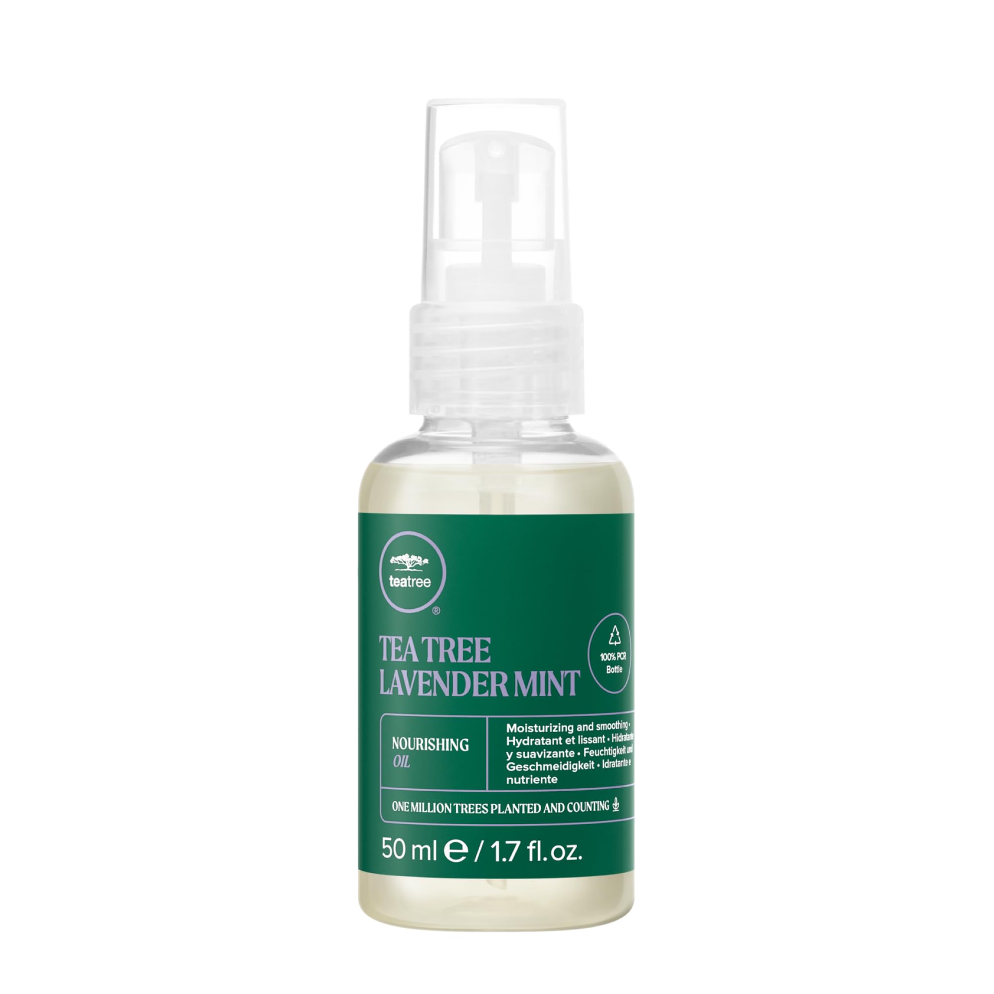 Tea Tree Lavender Mint Nourishing Oil, Multi-Benefit Treatment Oil, Moisturizing + Smoothing, For Coarse, Curly + Dry Hair, 1.7 fl. oz.