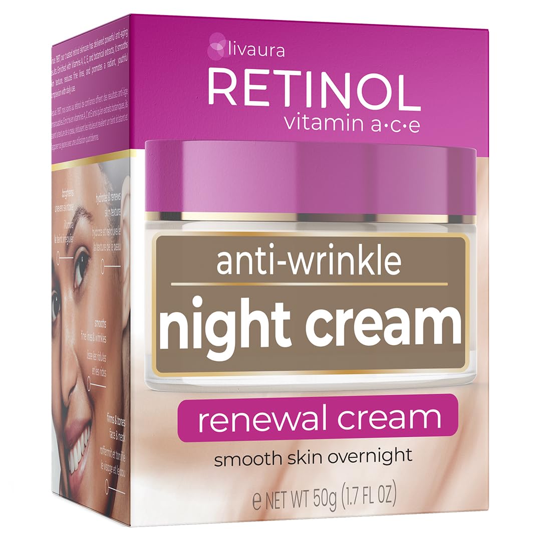 LIVAURA Retinol Night Cream for Women - Retinol Official Imagery - 2