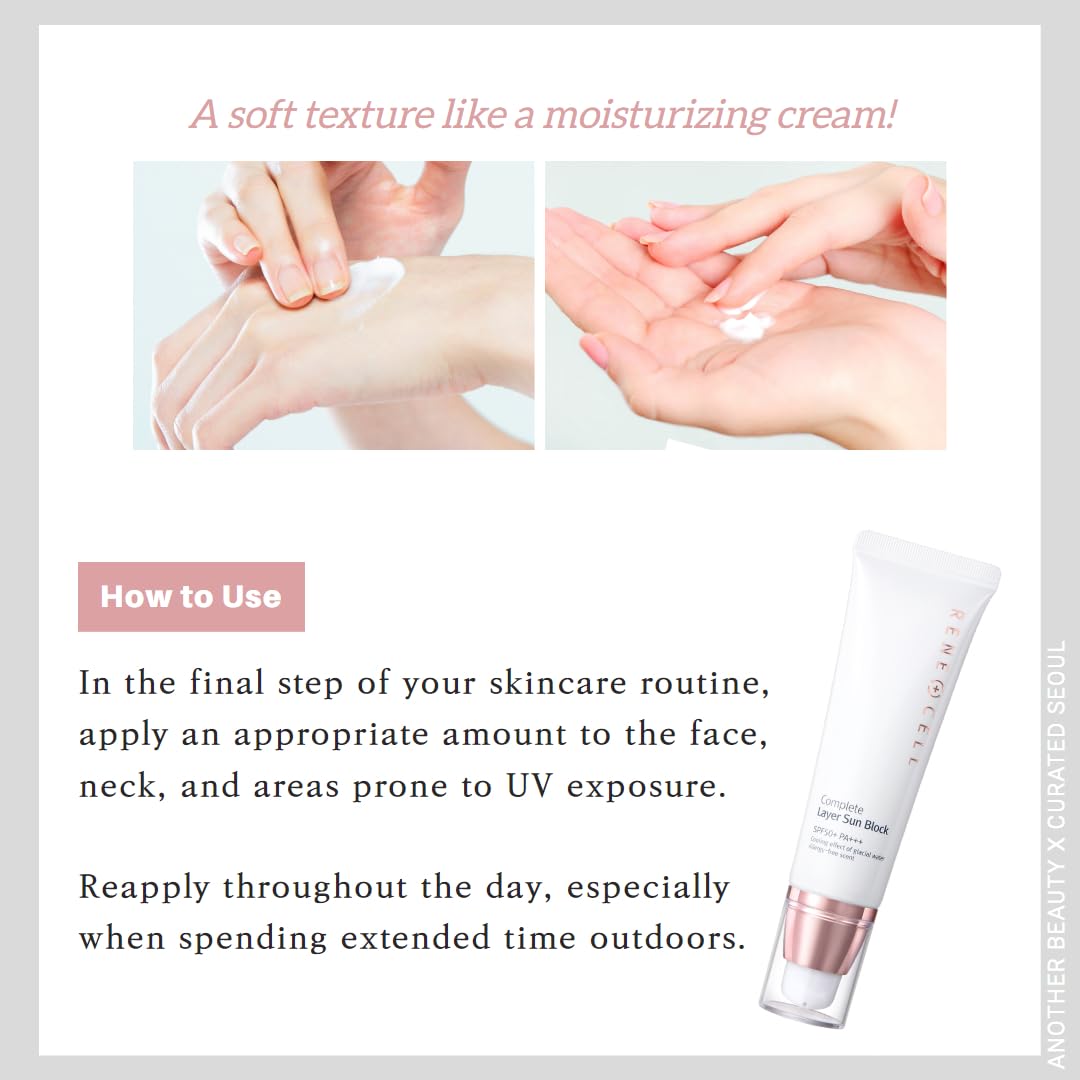 RENE CELL COMPLETE LAYER SUNBLOCK - RENECELL Official Imagery - 5