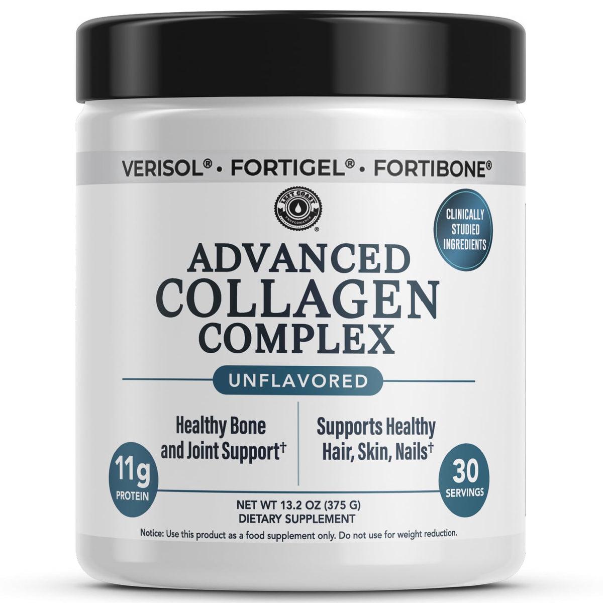 Advanced Collagen Complex with VERISOL FORTIBONE FORTIGEL 30 - Left Coast Performance Official Imagery - 1