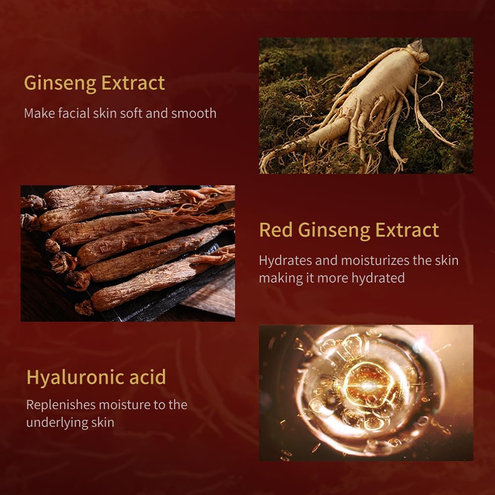 Red Ginseng Skincare Set for Women, - BEAUTYTURESS