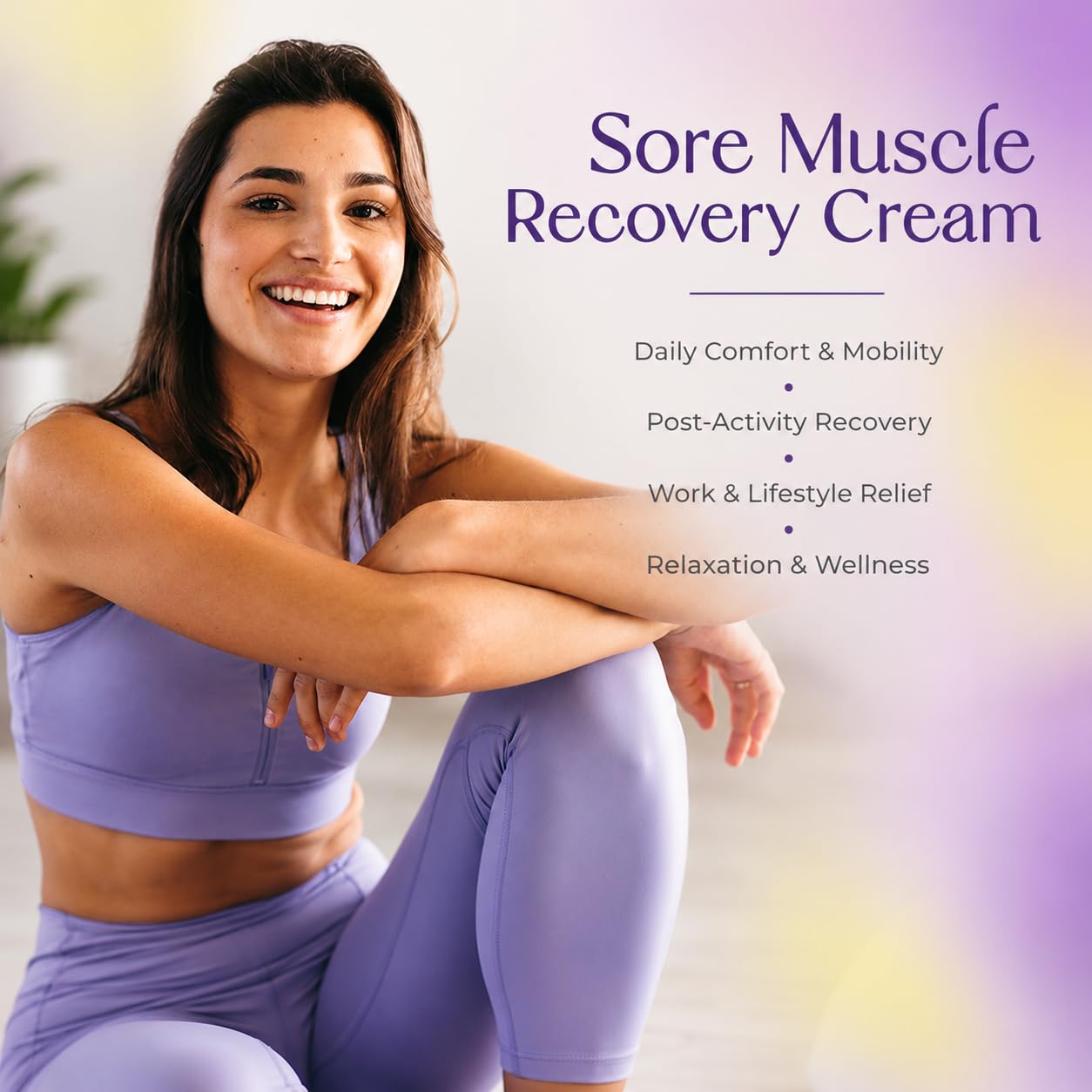 PURPLE CANYON All-in-One Magnesium Cream with Menthol, Arnica, MSM & Capsaicin — Fast-Absorbing, Non-Greasy Formula with Aloe Vera, Turmeric & Essential Oils