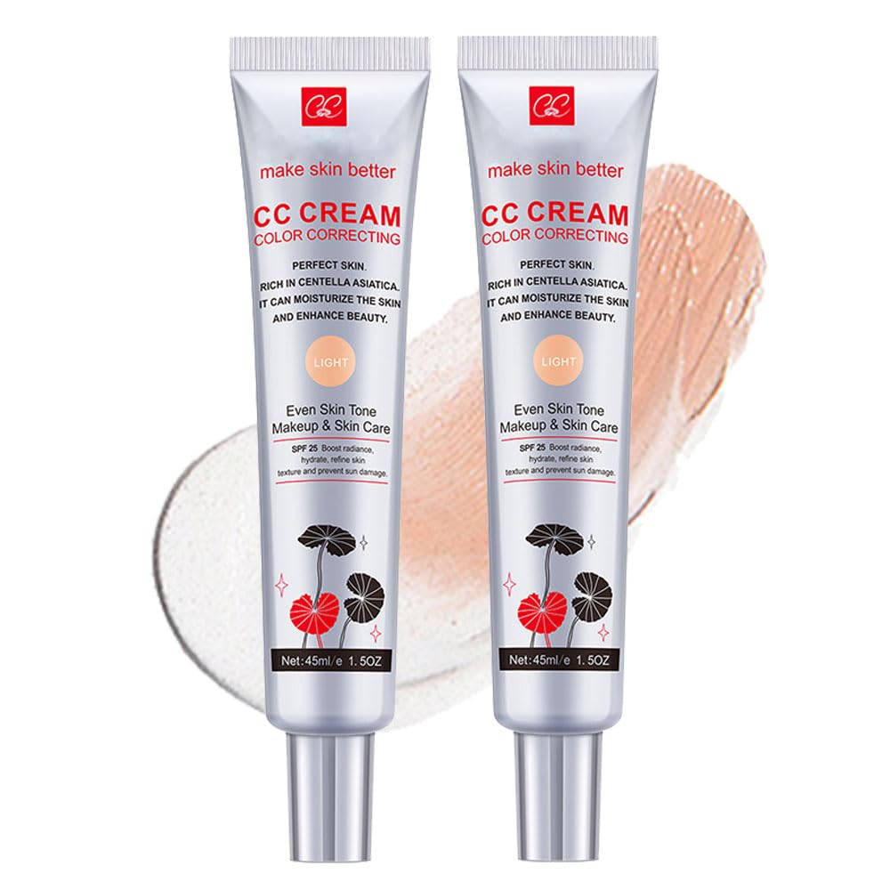 Color Correcting CC Cream with SPF 25 Coverage Lightweight - Fovcos Official Imagery - 2