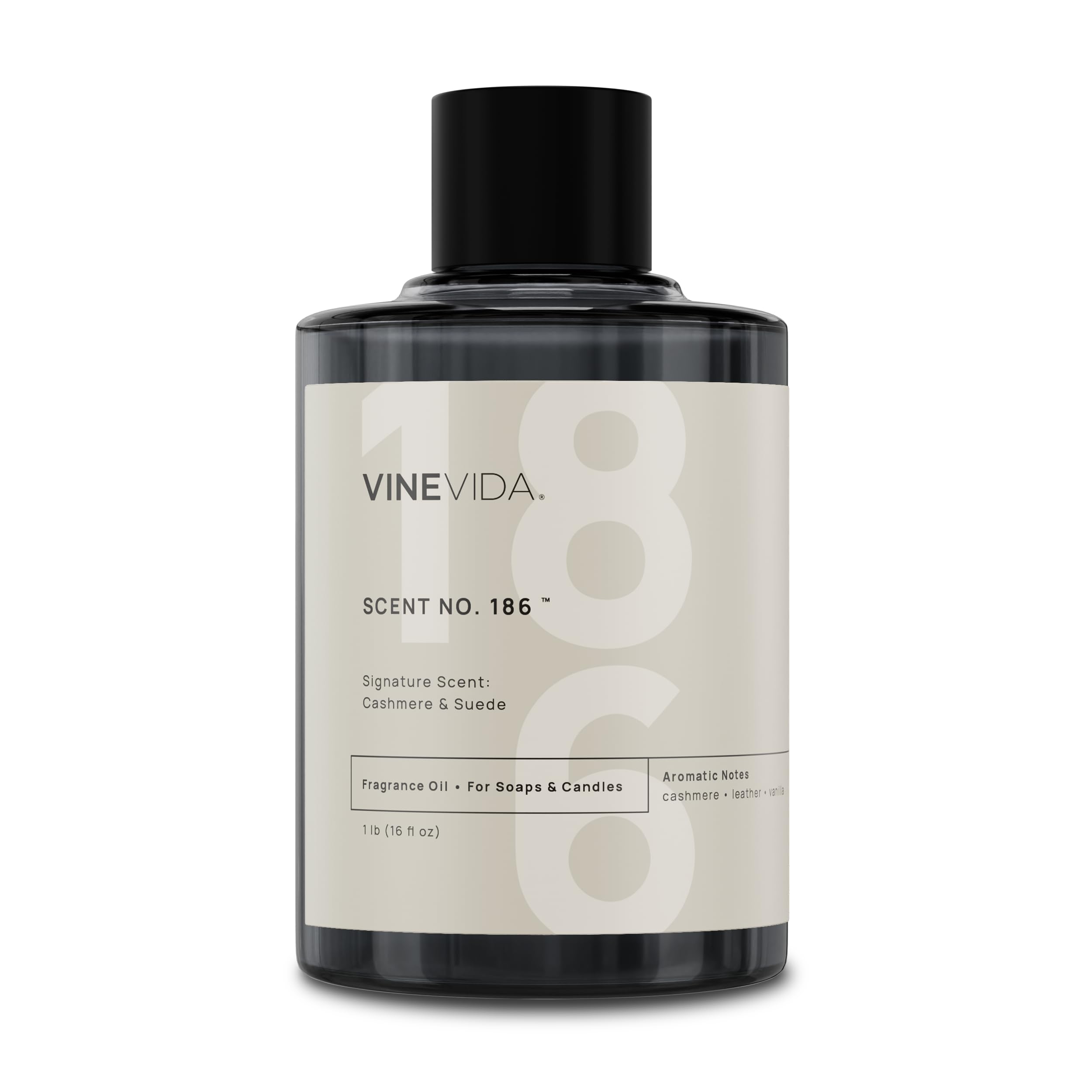VINEVIDA [16 oz] Cashmere & Suede; Fragrance Oil for Candle - Product Imagery
