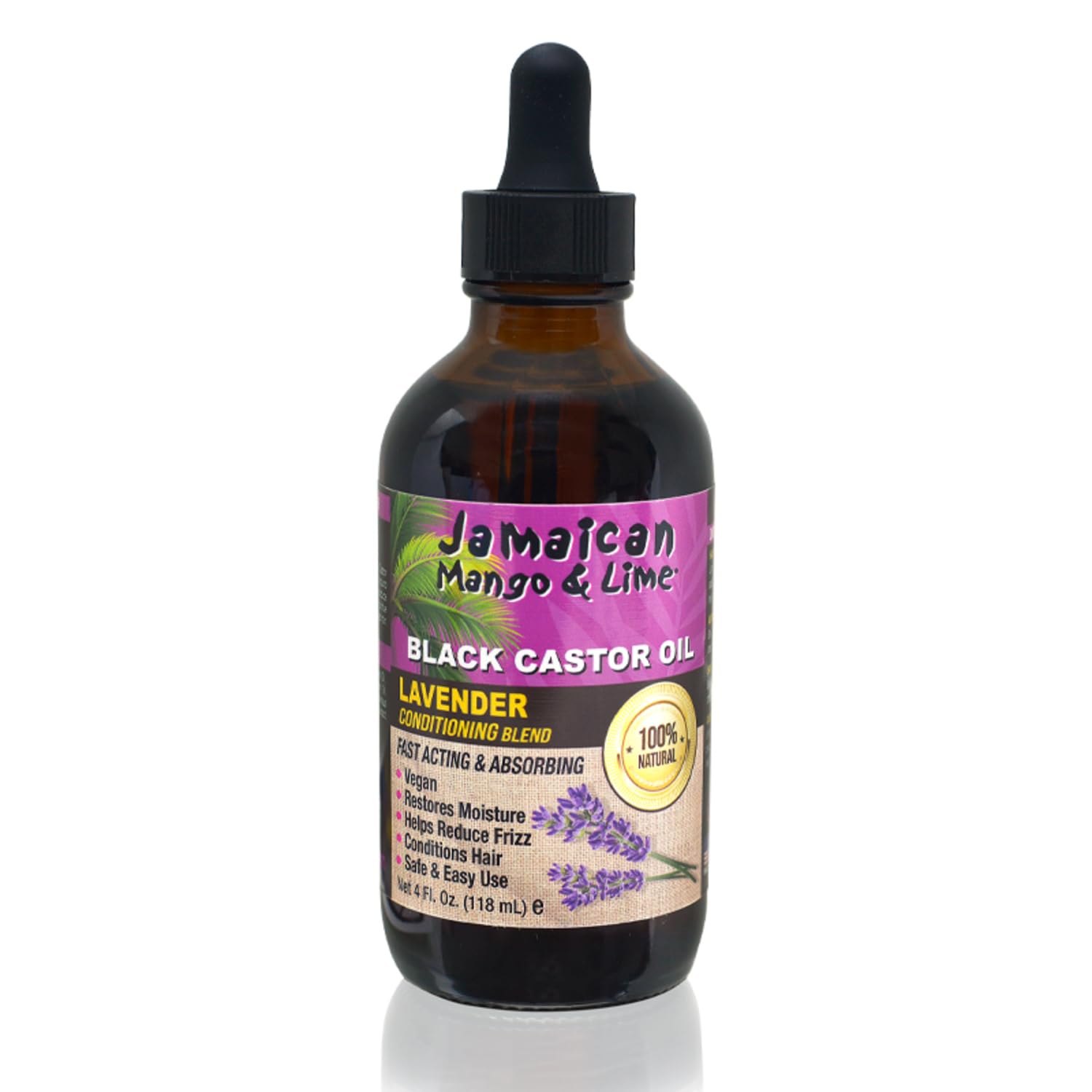 Jamaican Mango & Lime Black Castor oil, Peppermint, 4 Fl Oz - Jamaican Mango & Lime Official Product View 9