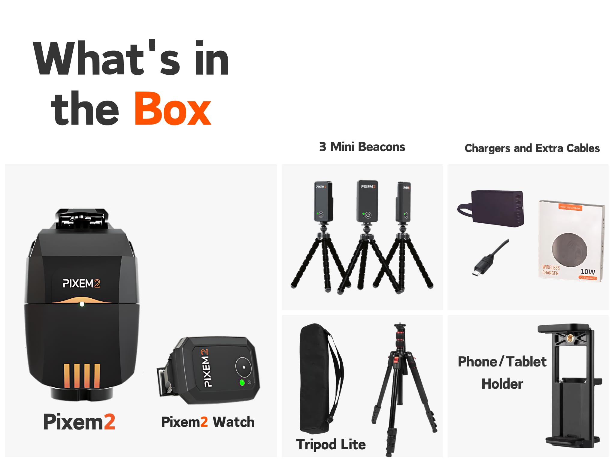 MOVE'N SEE PIXEM 2 Robot Incl. Tripod LITE | Horse Track Pack | Auto F - View 2