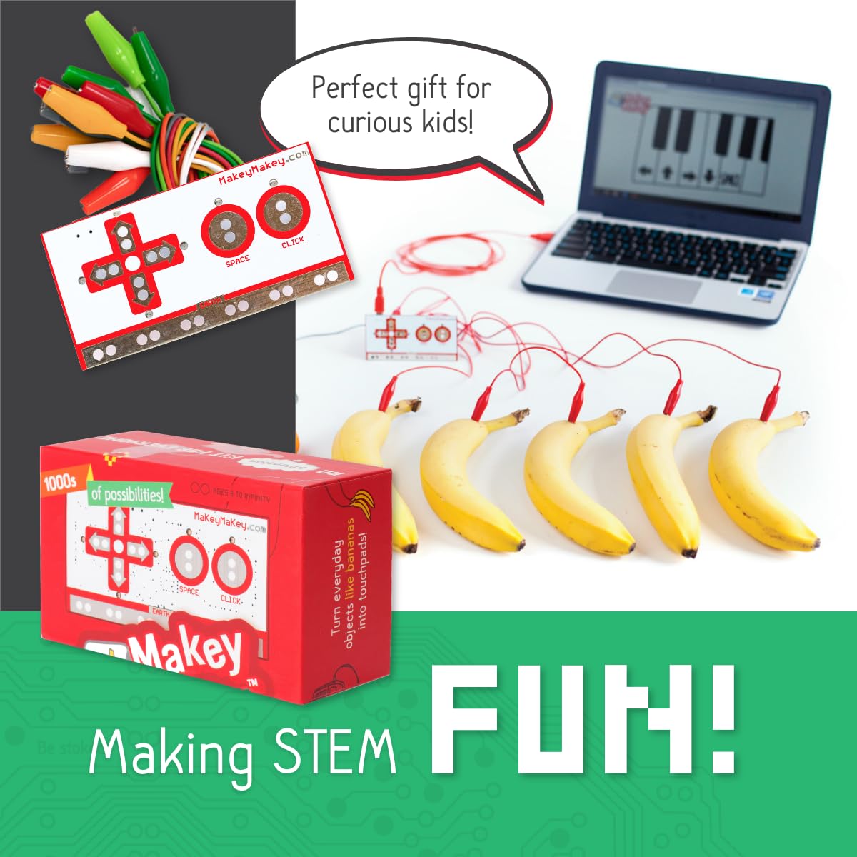Makey Makey STEM Kit from Joylabz Educational Science Kits - Makey Makey Official Imagery - 6