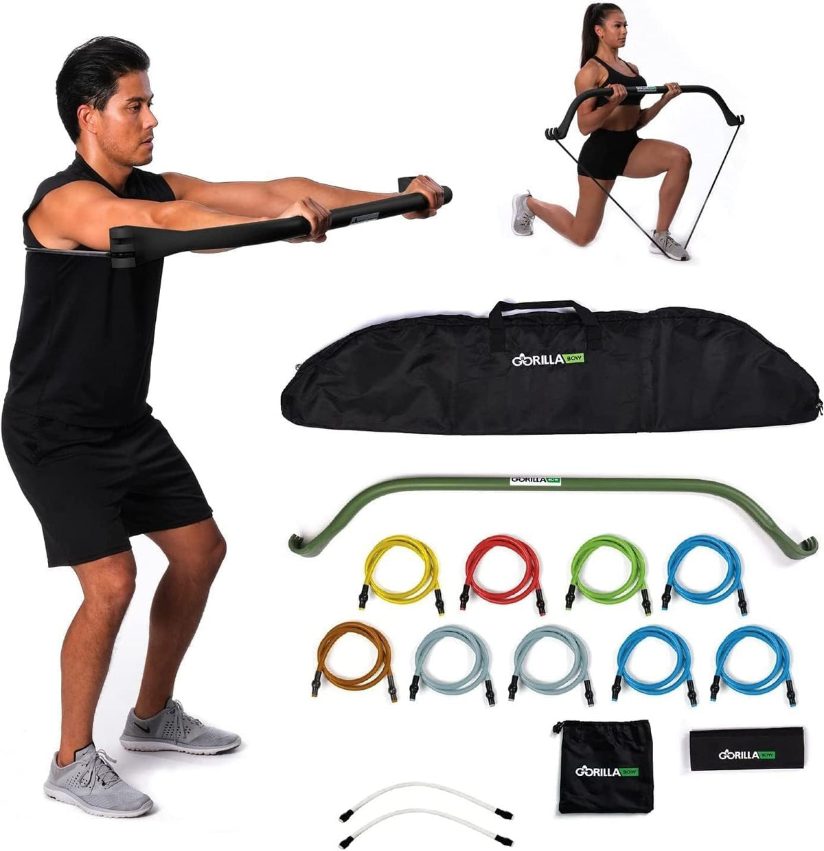 Original All in One Portable Home Gym System Professional - Gorilla Bow Official Imagery - 2