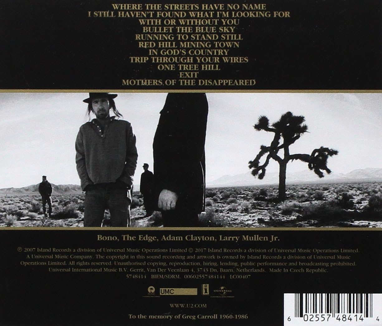 The Joshua Tree - Product Imagery
