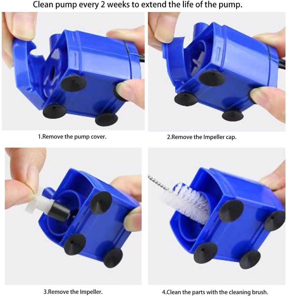 Monsin Cat Water Fountain Pump with DR-DC160 motor, compatible with round, cubic, and flower cap cat fountains, replacement part