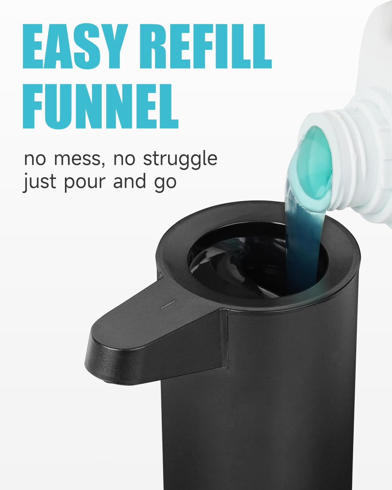AIKE SensePro Automatic Soap Dispenser 12.8oz Spot Resist Matte B - AIKE Official Product View 6