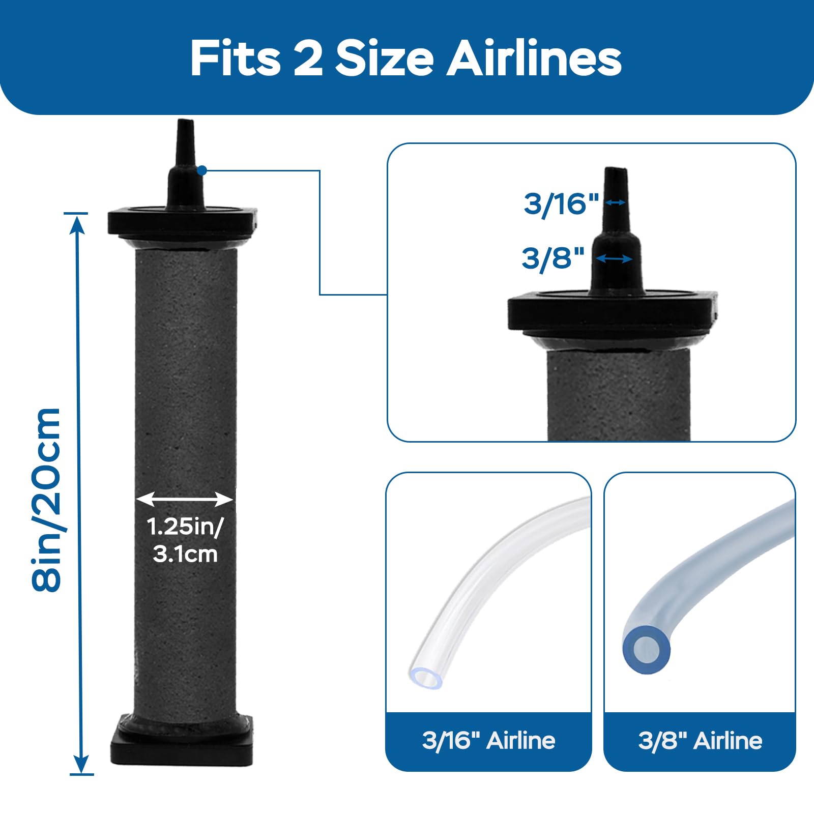 AquaMiracle New Innovative Rubber Air Stone | Air Bubbler | Oxyge - AquaMiracle Official Product View 5
