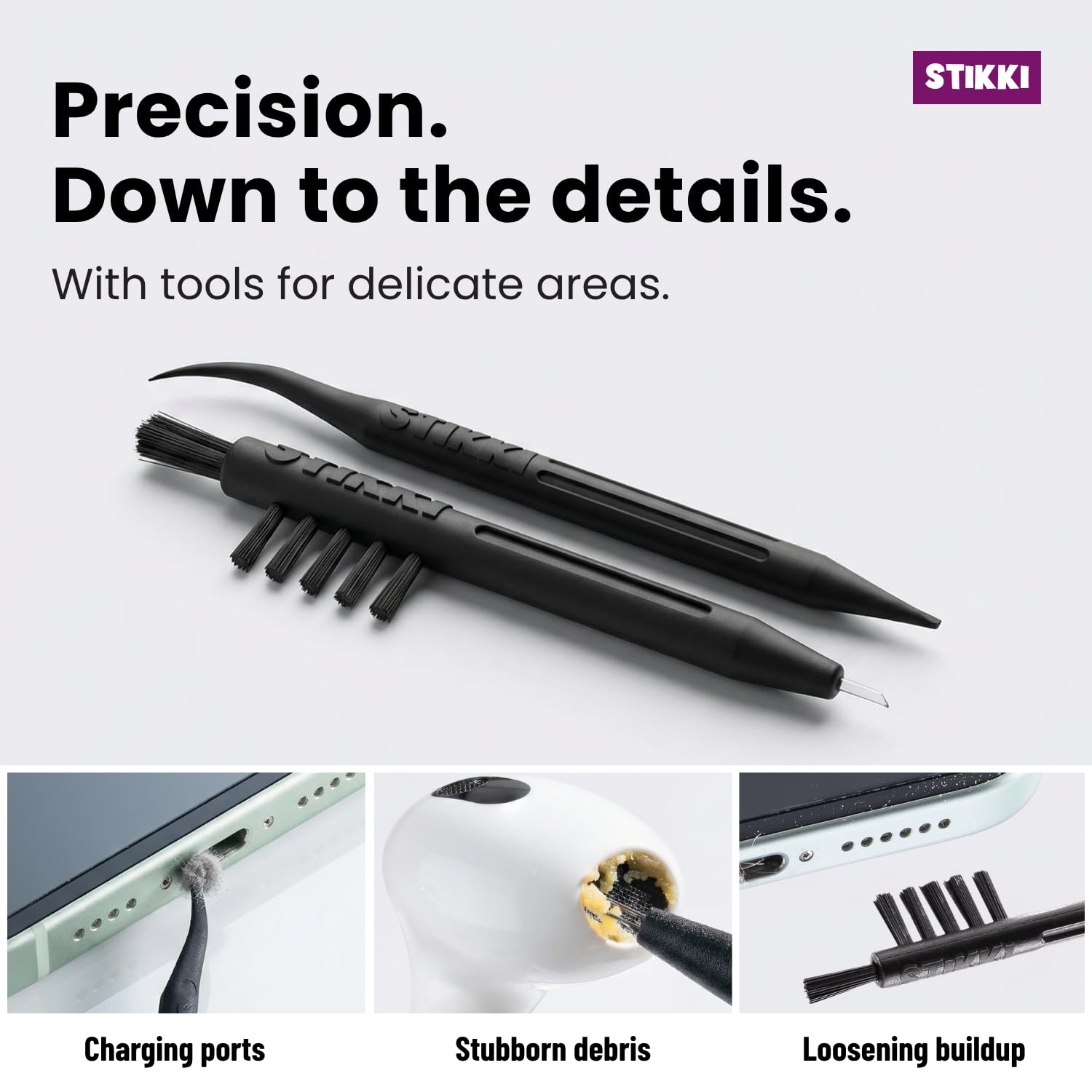 STIKKI Cleaning Putty & Precision Tools - Earbud, Port & Phone Cl by STIKKI - Angle View 6