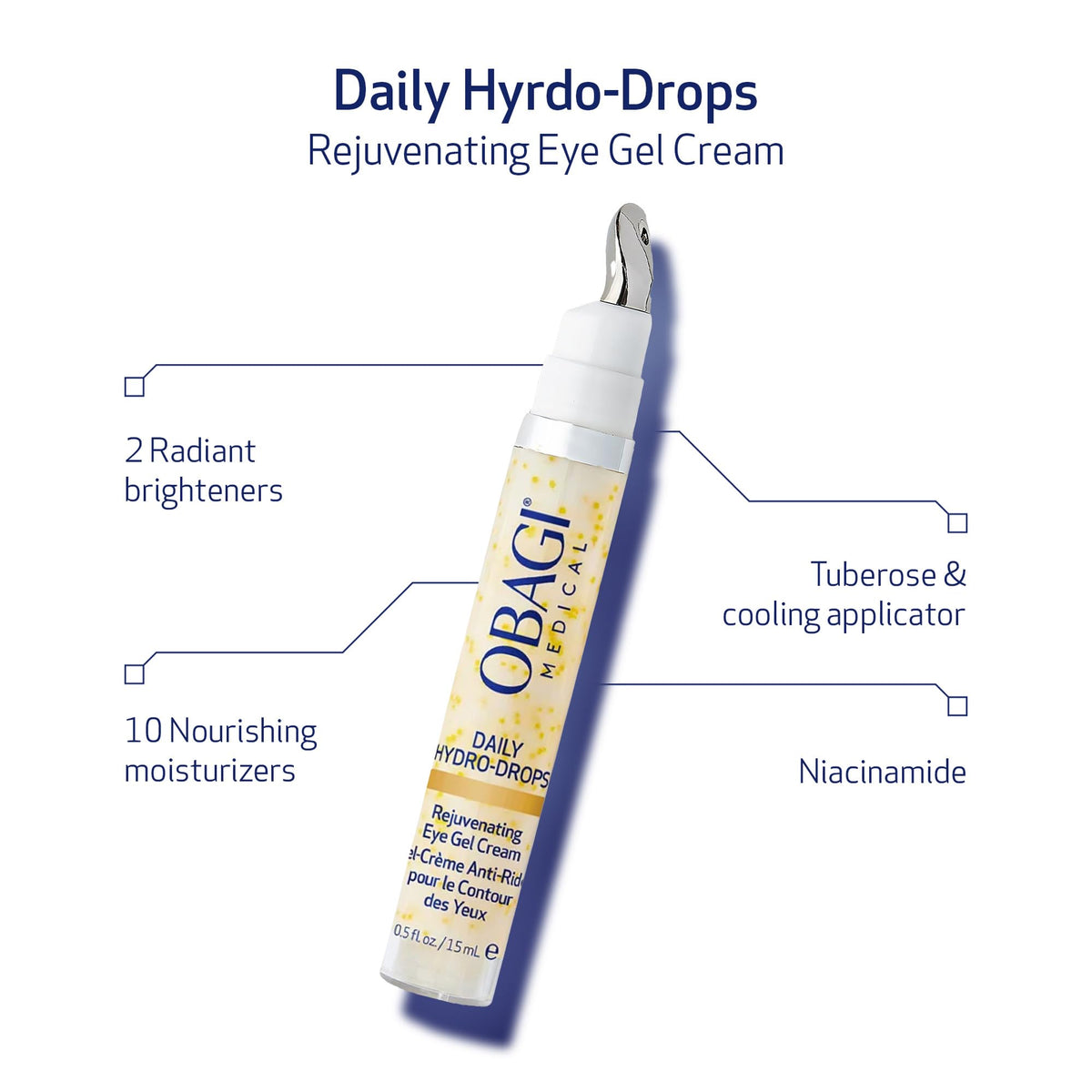 Obagi Daily Hydro Drops Rejuvenating Eye Gel Cream - Premium Selection Official Imagery - 8