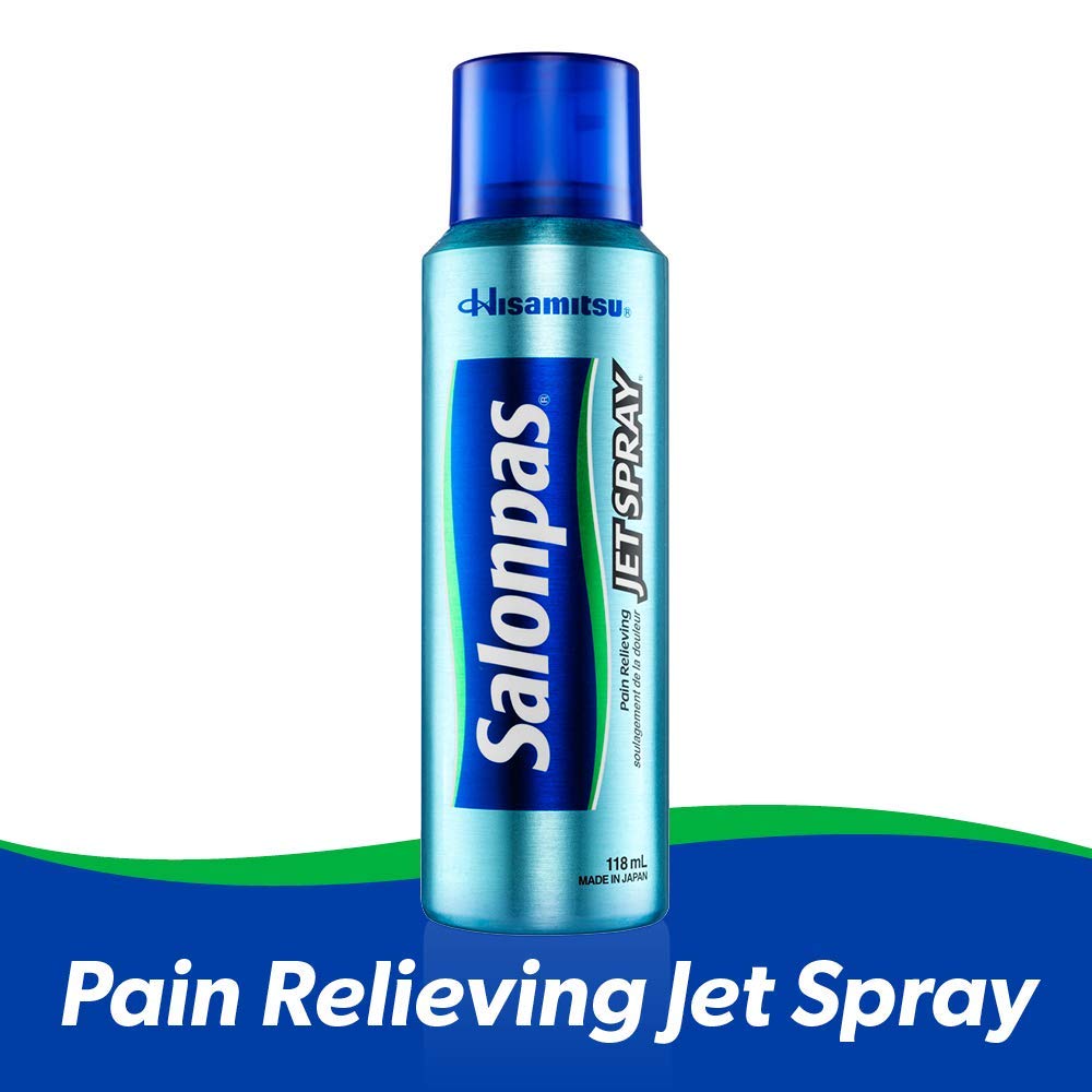 Salonpas Pain Relieving Jet Spray 4oz – Pack of 3