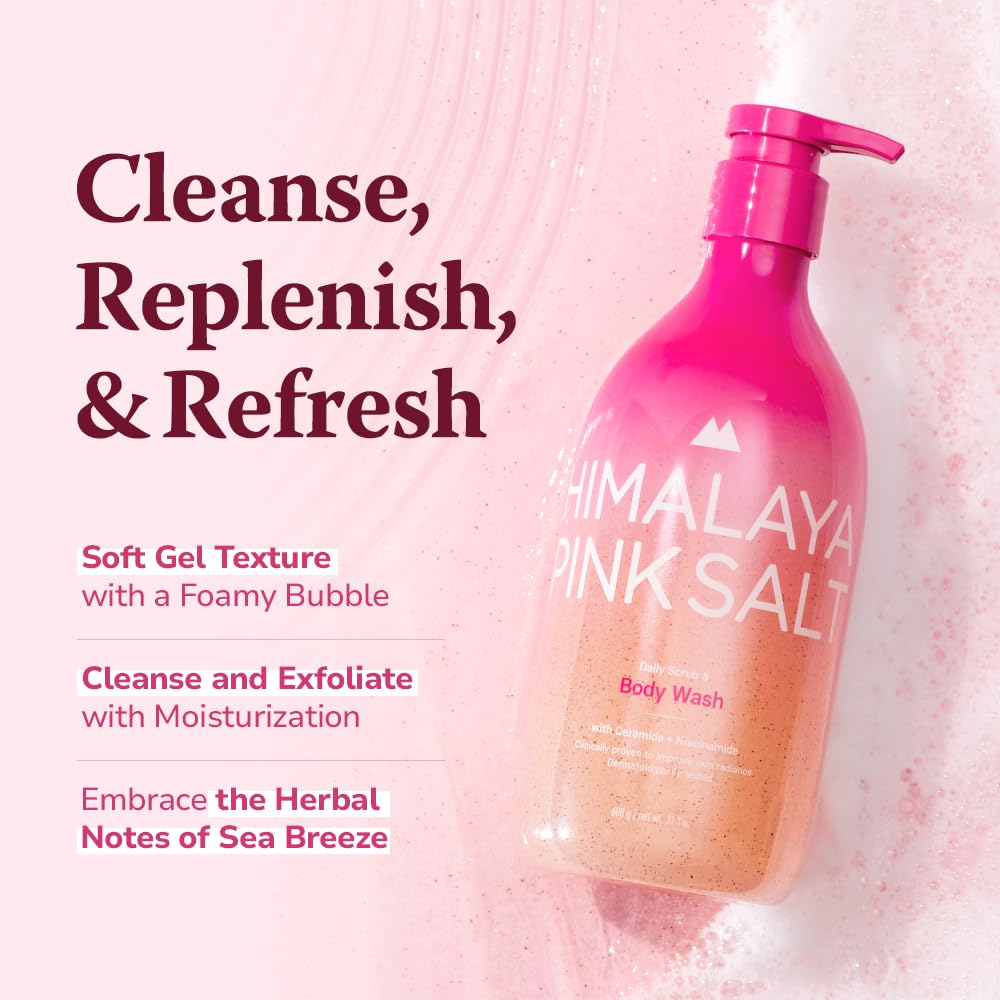 HIMALAYA PINKSALT Daily Scrub & Body Wash 21 - HIMALAYA PINKSALT Official Product View 5
