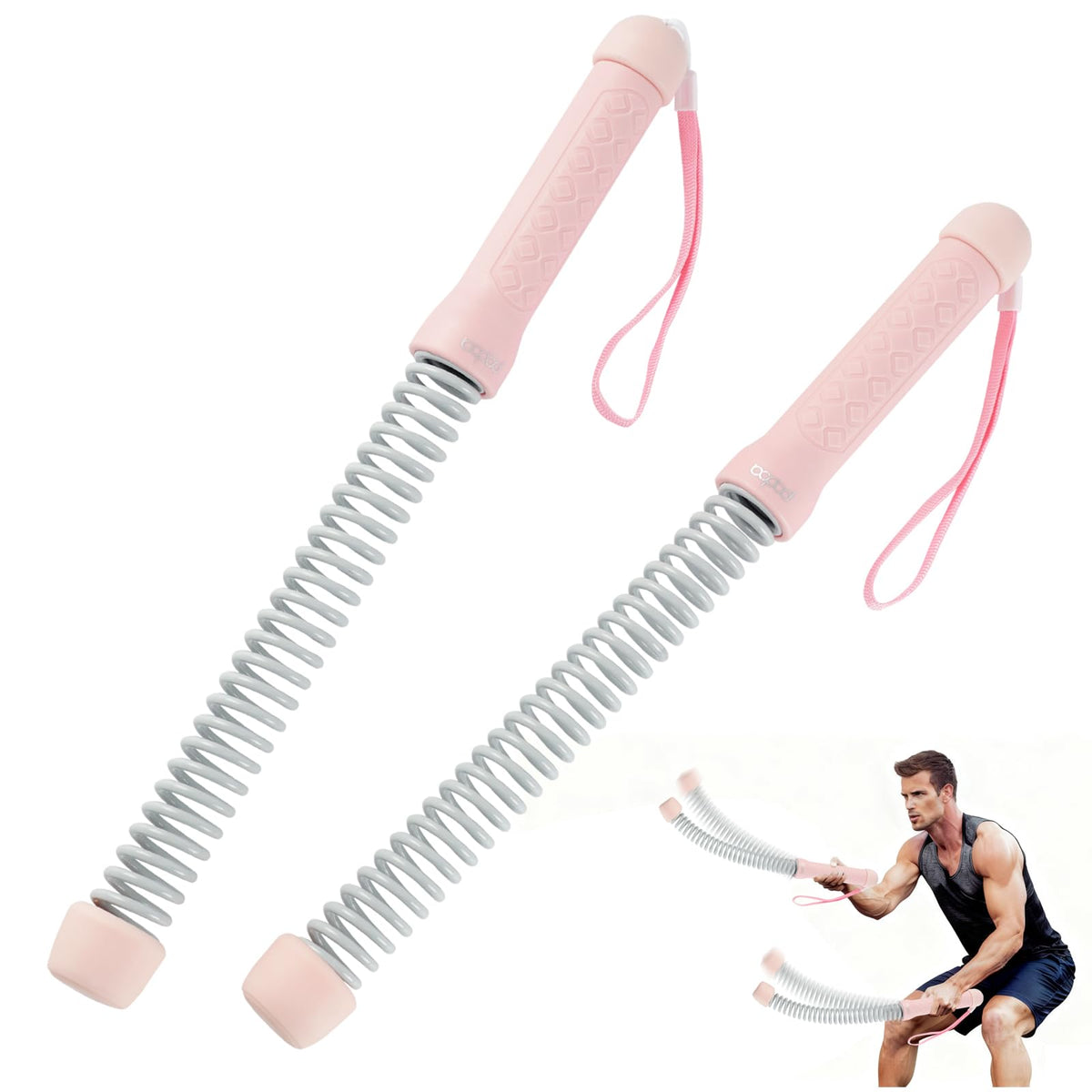 Portable Heavy Duty Ropeless Battle Ropes for Home Gym - Paoba Official Imagery - 2