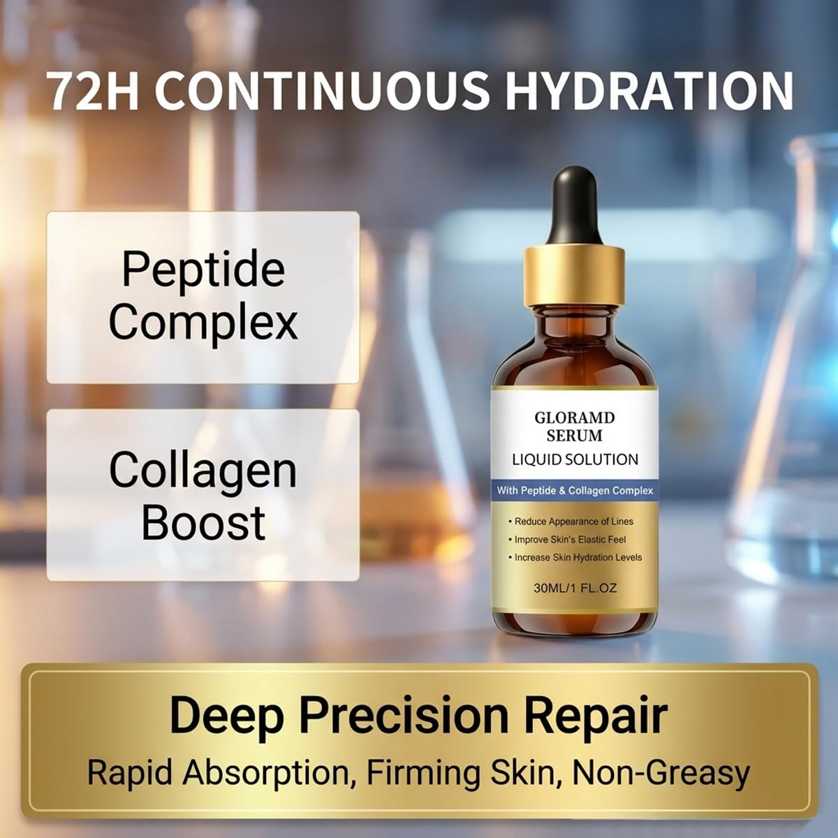 2 Pack Gloramd Face Lifting Serum Peptide Collagen Anti - Gloramd Serum Official Imagery - 3
