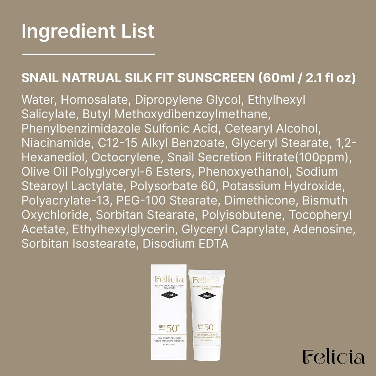 Korean Snail Mucin Sunscreen - Premium Selection Official Imagery - 8