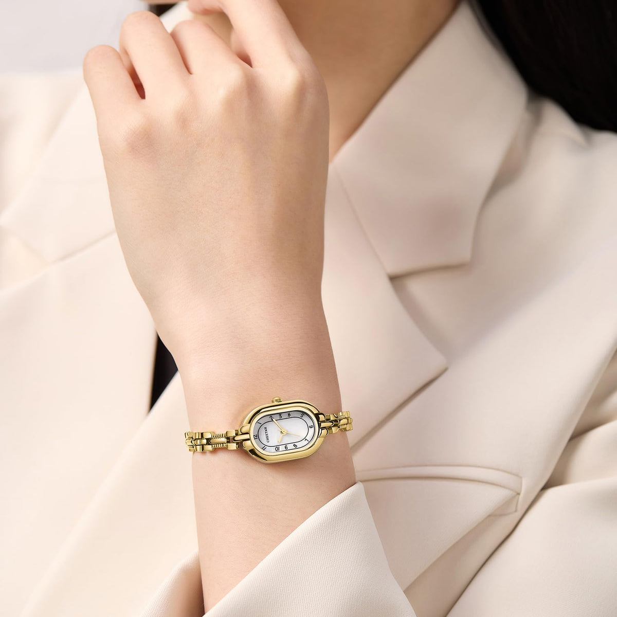 CHEETAH Women s Gold Dainty Bangle Watch Small Bracelet Easy - CHEETAH Official Imagery - 7