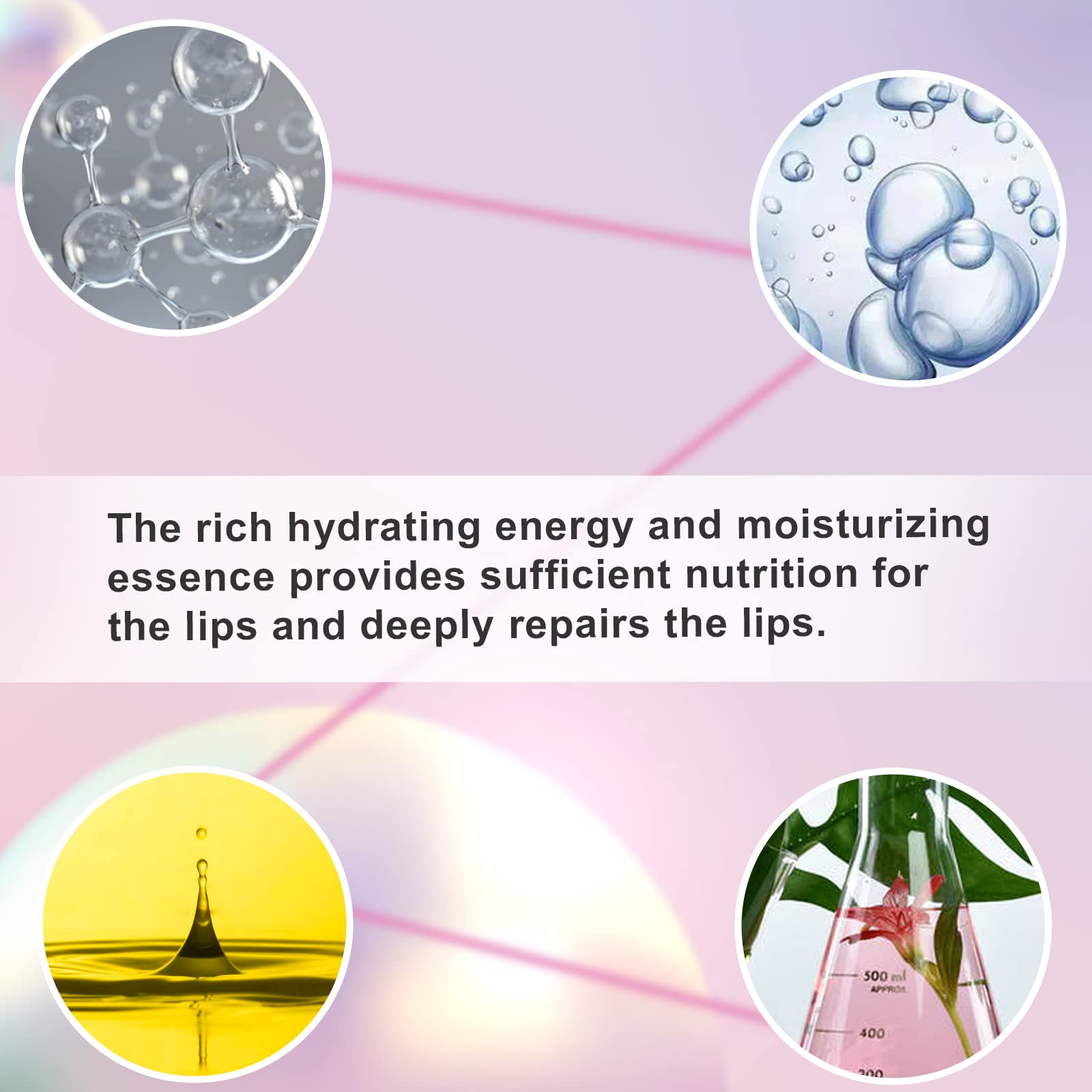 30 PCS Moisturizing Collagen Lip Mask Crystal Mouth Care Pads Mask for Moisturizing & Reducing Chapped, Smoothing Fine Lines Lip Patches with Moisture Essence for Gifts - Permotary Official Product View 3