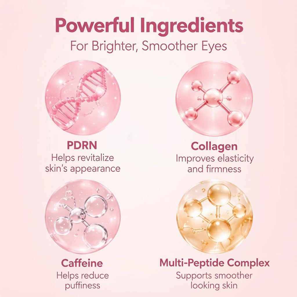 Collagen PDRN Caffeine Multi Balm Stick Eye Patches 0 35 oz - Mitoralis Official Imagery - 5