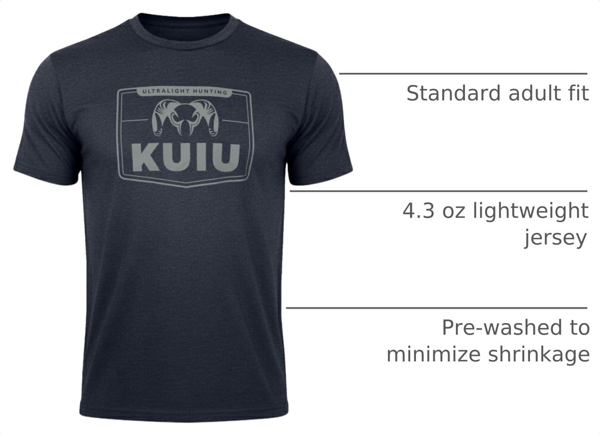 KUIU Logo Sign T Shirt for Men Lightweight Cotton Polyester - KUIU Official Imagery - 5