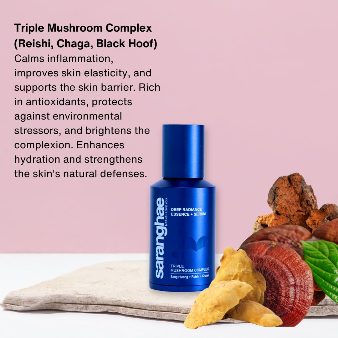Saranghae Niacinamide Face Serum with Triple Mushroom Complex - Saranghae Means I Love You