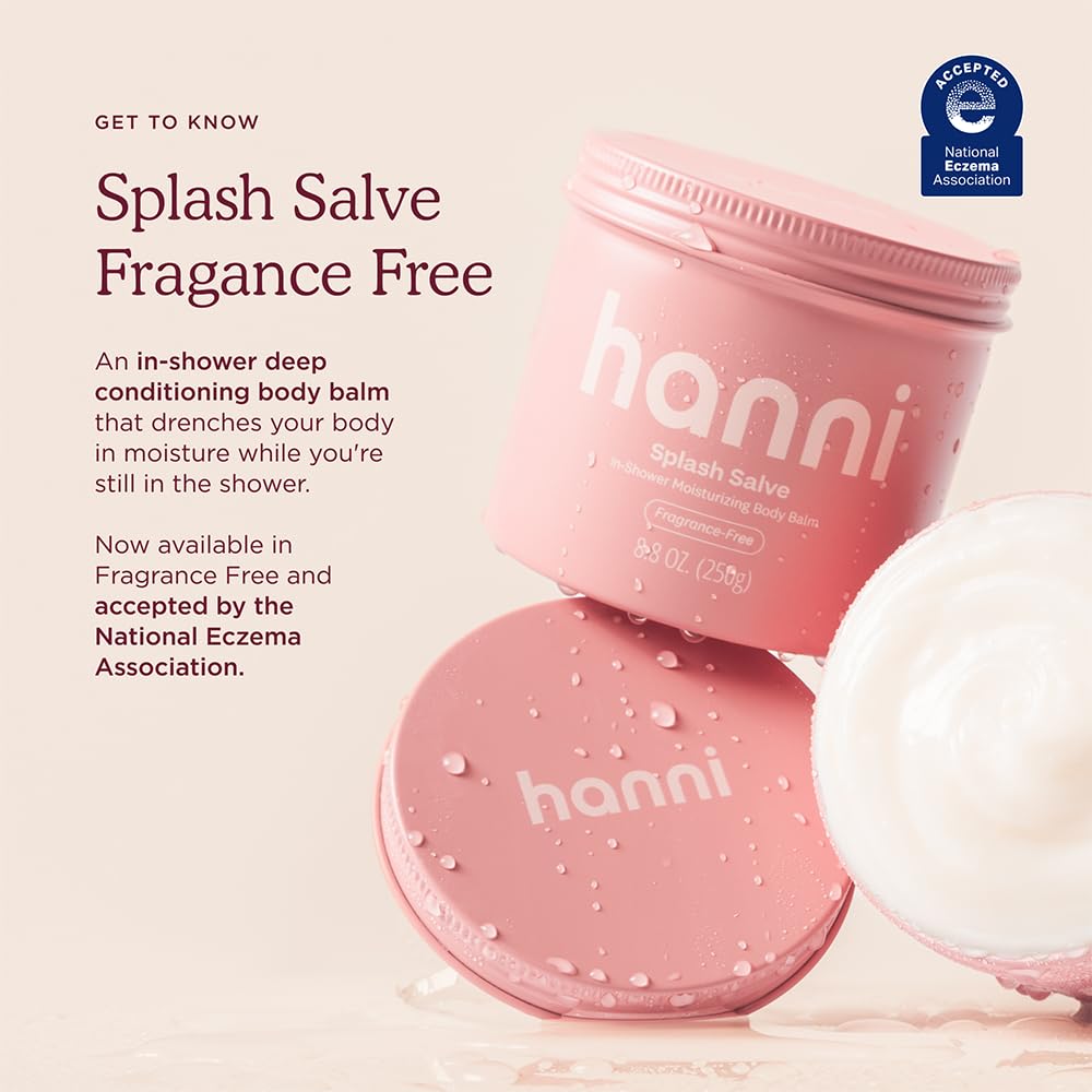 HANNI Splash Salve FRAGRANCE FREE In Shower Body Moisturizer - HANNI Official Imagery - 3