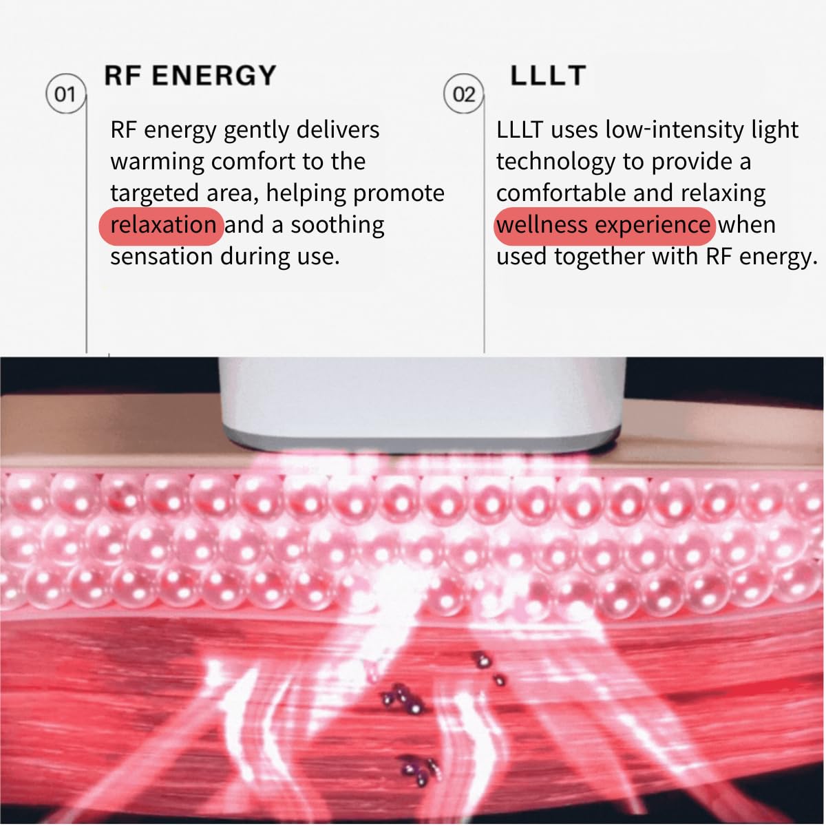 Anafree Wireless Body Massager with LED Light - BOTEM Official Imagery - 5