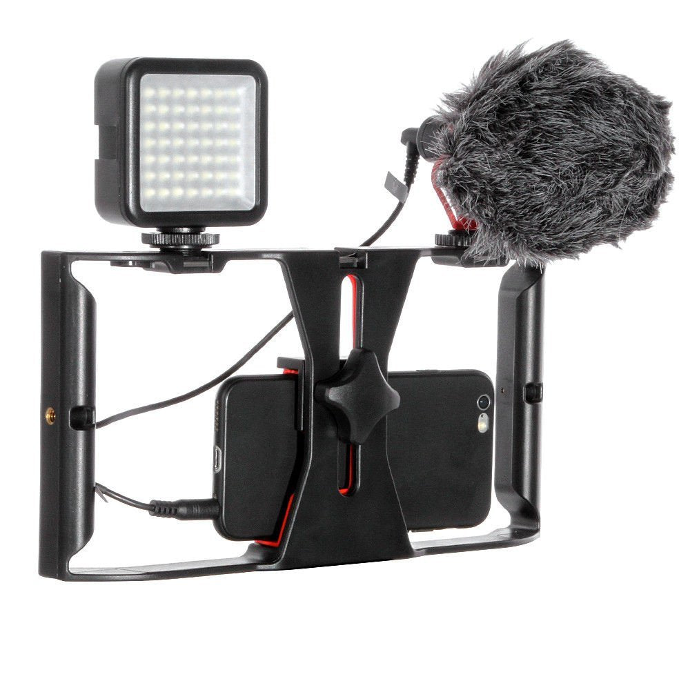FocusFoto Smartphone Video Rig Camera Cage Mount Holder - FocusFoto Official Imagery - 3