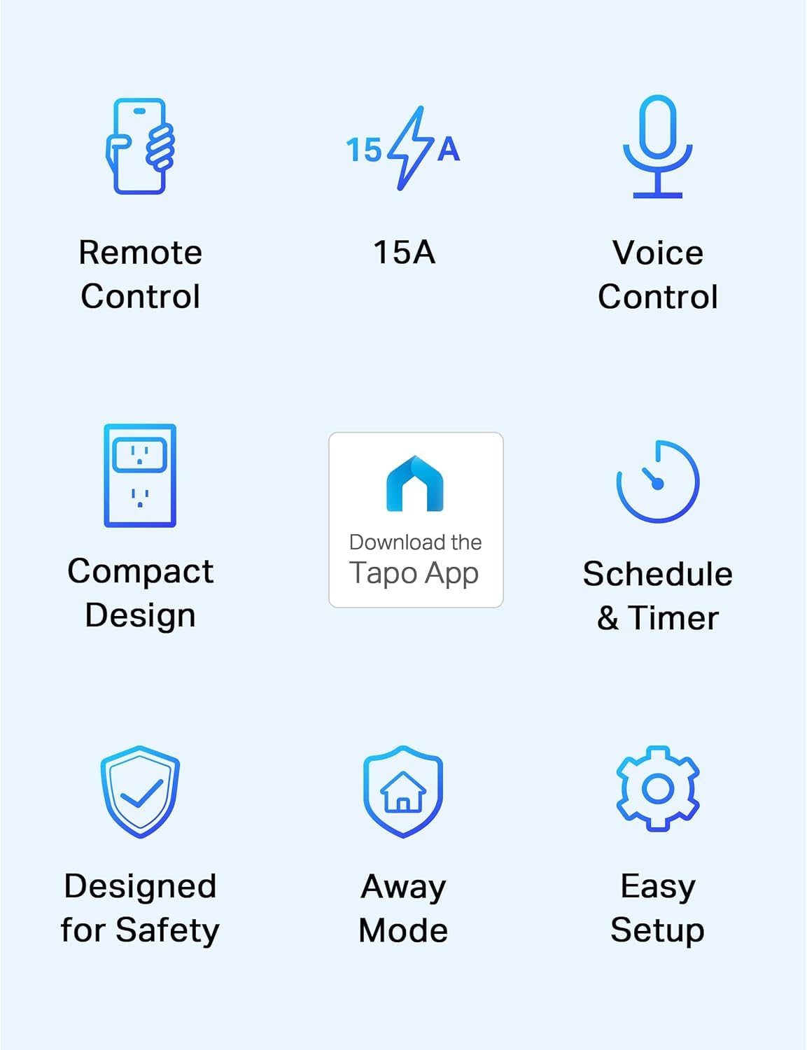 Tapo Smart Plug Mini 15A Smart Wi Fi Plug P105 - Tapo Official Imagery - 3