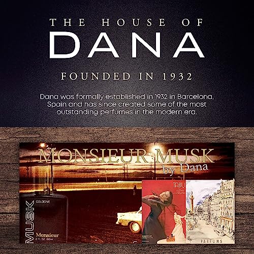 Dana Monsieur Musk EDT Spray Mens Fragrances 4 Oz - Product Imagery