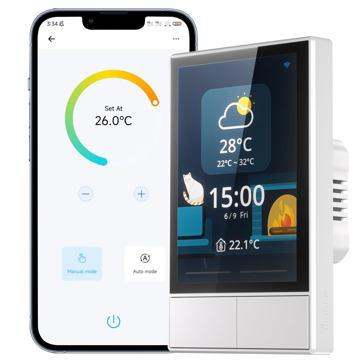 SONOFF Smart Switch 2 Switch Panel Home Control WiFi Smart - SONOFF Official Imagery - 1