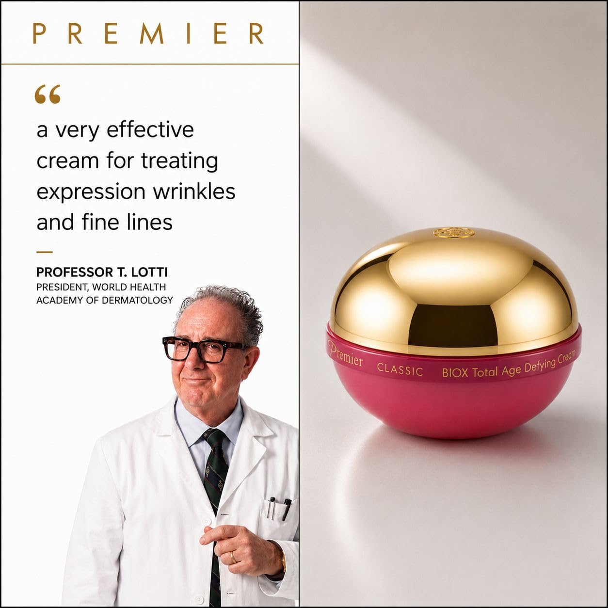 Premier Dead Sea BIOX Anti - Aging Face Cream Vitamin A & Dead Sea - Premier Official Product View 6
