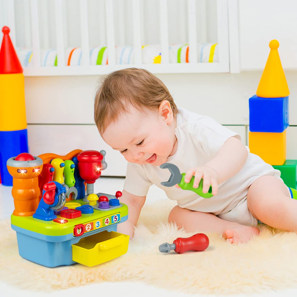 Woby Multifunctional Musical Learning Tool Workbench Toy Set - Woby Official Imagery - 3